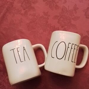 Rae Dunn Pair of Ceramic Tea and Coffee Mugs for Your Collection